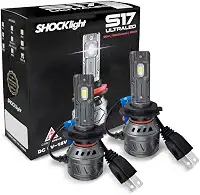 Kit Lâmpadas Ultra Led H7 S17 Nano 6000k 5500 Lumens 55w Canbus
