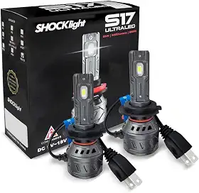 Kit Lâmpadas Ultra Led H7 S17 Nano 6000k 5500 Lumens 55w Canbus