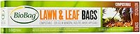 BioBag 33 Gallon Compostable Lawn & Leaf Bags - 100% Certified BPI, Weather-Resistant Yard Waste Bags, 60 Count
