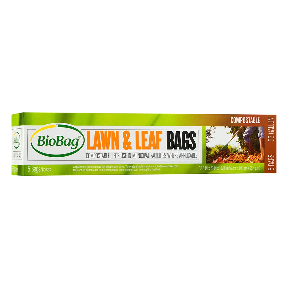 BioBag USA Compostable Lawn & Leaf Bags