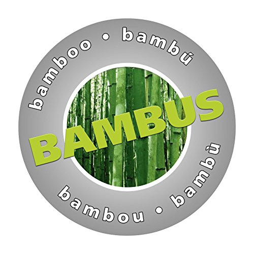 Wenko Bathmat Bamboo in grey, 50 x 80 x 1 cm