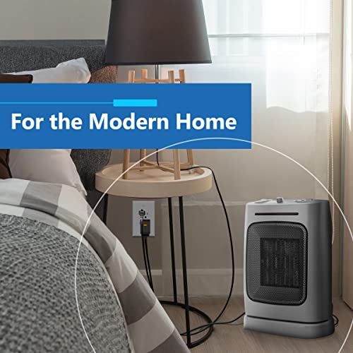 Lider Convertible Decorator Receptacle, Residential Grade And Ul Listed, Child Safe Tamper-Resistant Wall Outlet, Matte Finish, Modern Upgrades, 15A 125V, White #TOP5