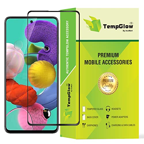 Image of Screen Protector for Samsung Galaxy A52s 5G | A52 5G (Black) Tempered Glass Edge-to-Edge 6D Screen Guard With Installation Kit