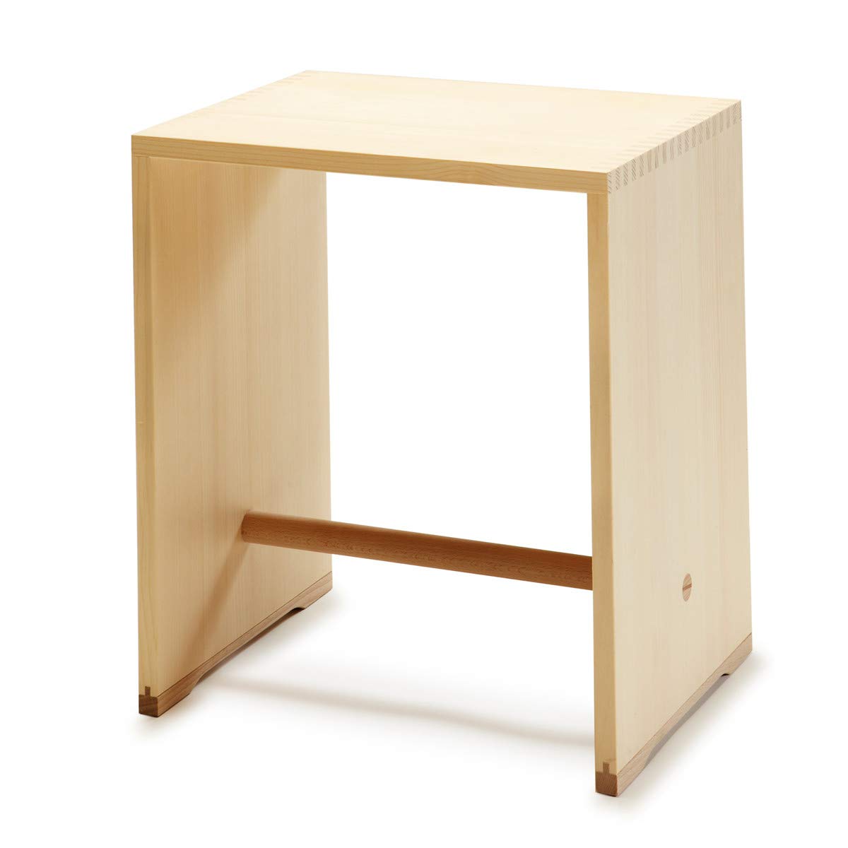 wb Form - Ulmer Hocker, Fichte und Buche Natur