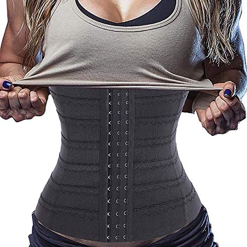 EnHui Waist Trainer for Women Corset Cincher Body Shaper Girdle Trimmer with Steel Bones Extender Corset Lingerie