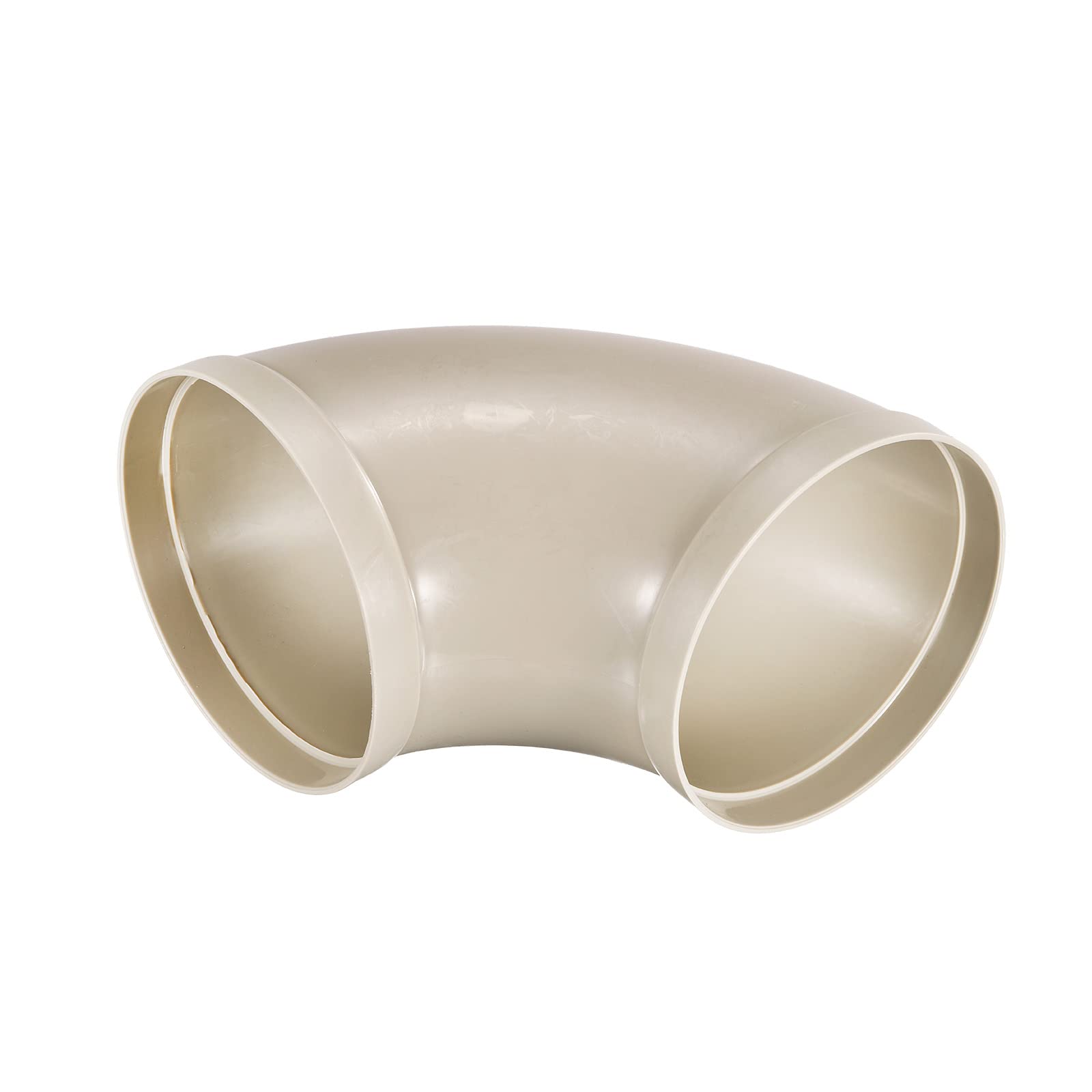 PATIKIL 8" ID Codo 90 Grados Conducto Tubería Conector, Ventilación Tubo Manguera Fuego-Resistente Adaptador para Bricolaje Hogar Fábrica Industrial Ventilación Sistemas