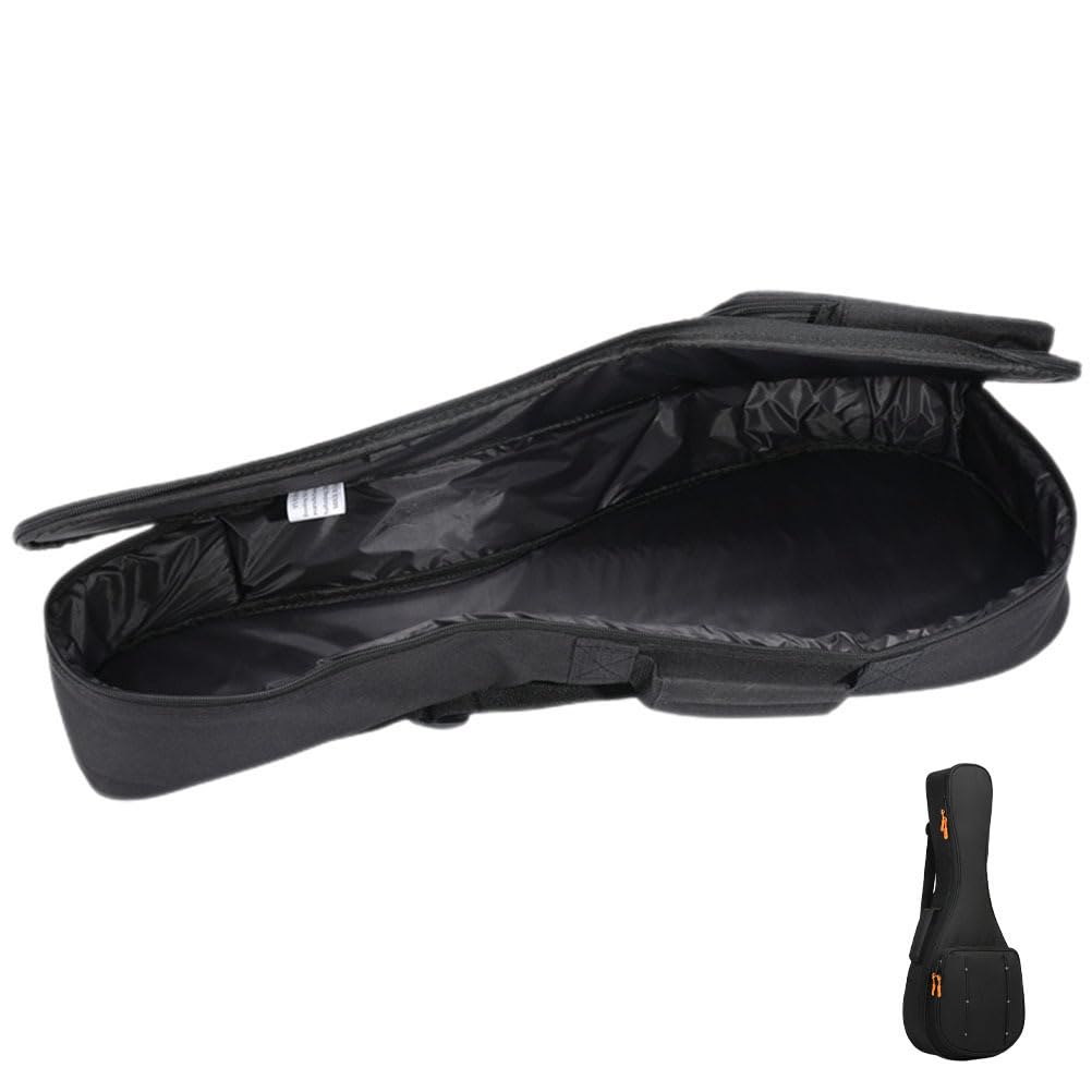TOYANDONA Housse De Mandoline Résistante À L'Eau Avec Compartiments Multiples Sac À Dos Et Bandoulière Confortable Protection Renforcée Pour Instrument De Musique Portable