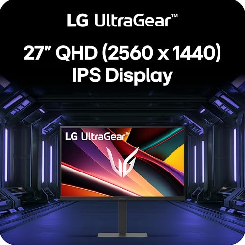 Image of LG 27G640A-B 27-inch Ultragear QHD (2560 x 1440) IPS Gaming Monitor, 300Hz, 1ms, NVIDIA G-Sync, AMD FreeSync Premium, VESA DisplayHDR 400, HDMI 2.1, USB Type-C, Tilt /Height /Swivel /Pivot Stand, Black