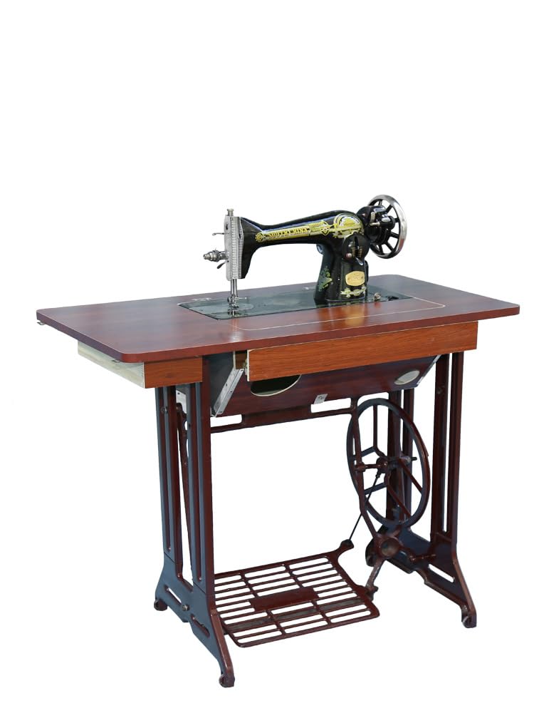 アンティーク　ソーイングマシンテーブル Amazon.com: Vintage Sewing Machine Antique Foot Pedal Sewing