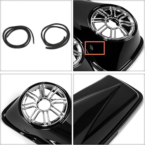 Cubiertas para Altavoz de Alforja para Motos Harley 6.5" miniatura 6
