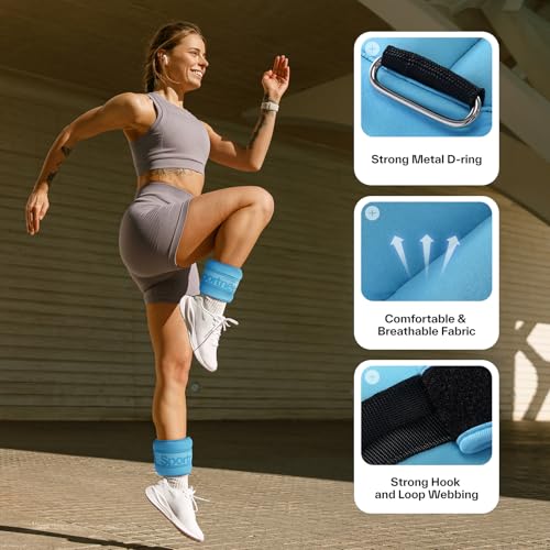 Poids de cheville pour jogging, course à pied et marche active