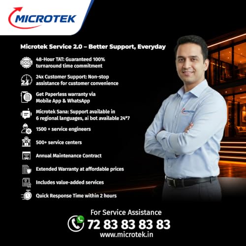 Image of Microtek I-Lithium 1500 SW WiFi Dark Edition Inverter (1100VA /925W) with 1280Wh 12.8V Li-Ion Battery | 12+ Year Life | 5-Year Onsite Warranty | Ideal for Home, Office & Shop | Black