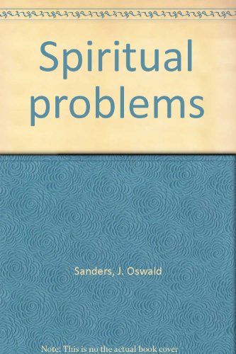 Spiritual problems B0007G625O Book Cover