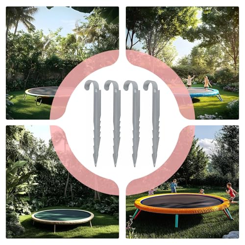 Accessoire de fixation extérieur indispensable pour protéger le trampoline du vent - 4