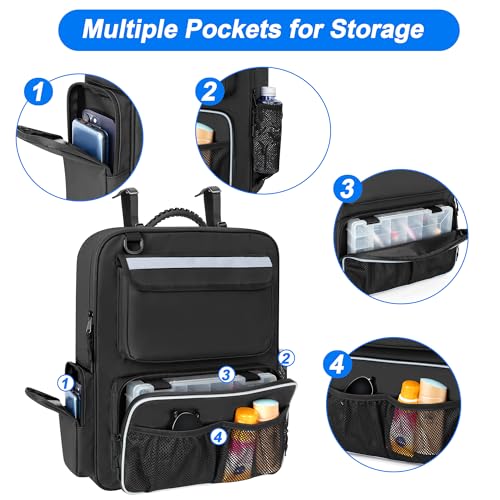 Image of Boat Organizers and Storage, Boat Back Seat Carrying Bag for Accessories
