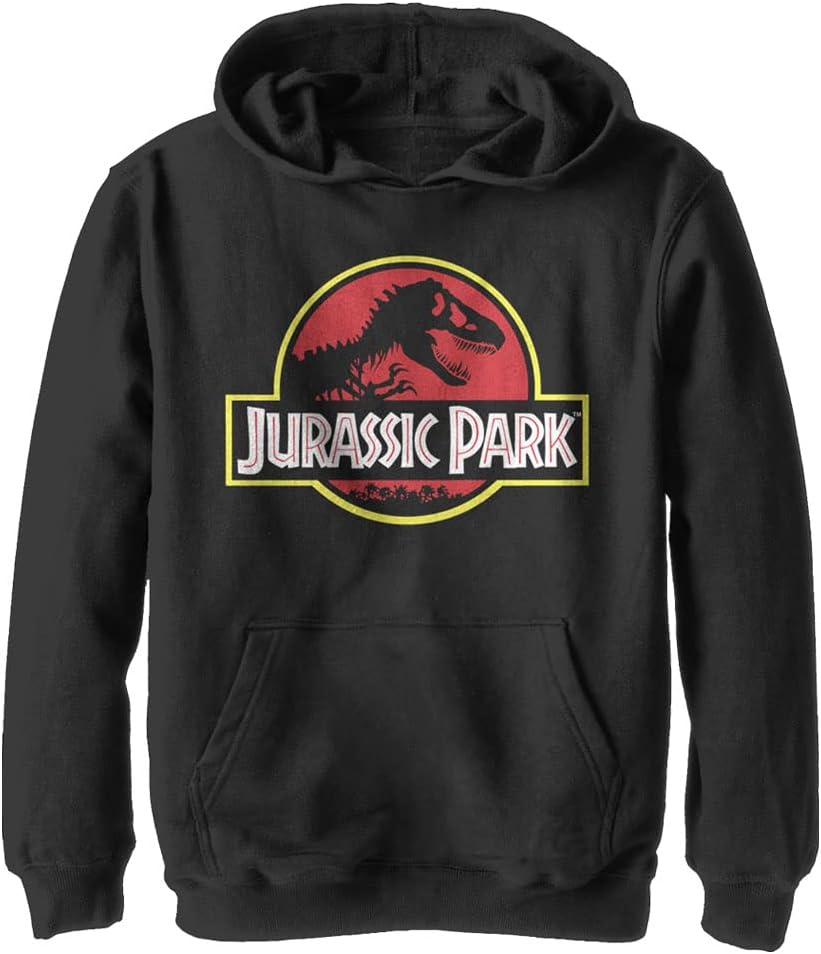 Jurassic Park Kids' Jurassic Park Park Logo Youth Pullover Hoodie