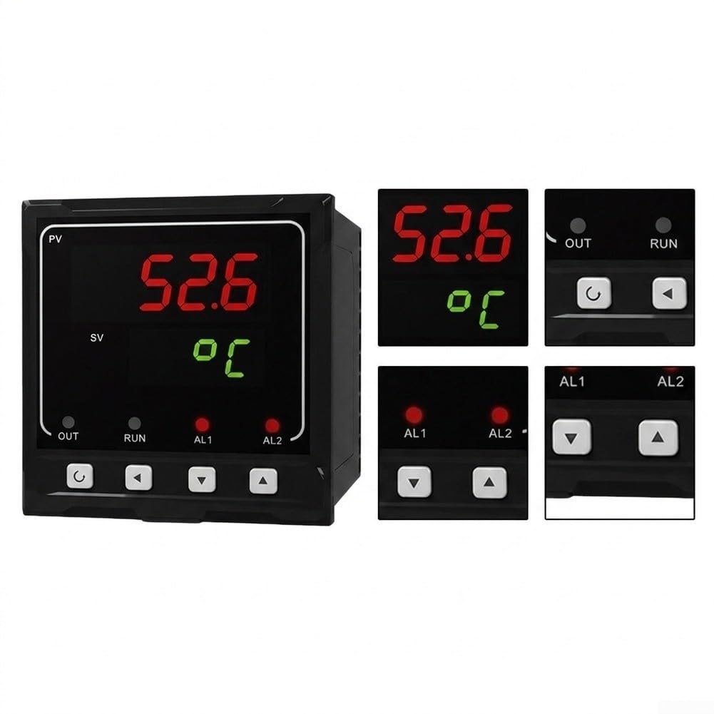 Regulador de temperatura digital MIK-1100 con pantalla de 3 dígitos