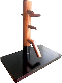 TAO Laboutiquewinghcun Mini Wooden Dummy, Wing Chun Decoration, For Kung Fu lovers (Standard Red)