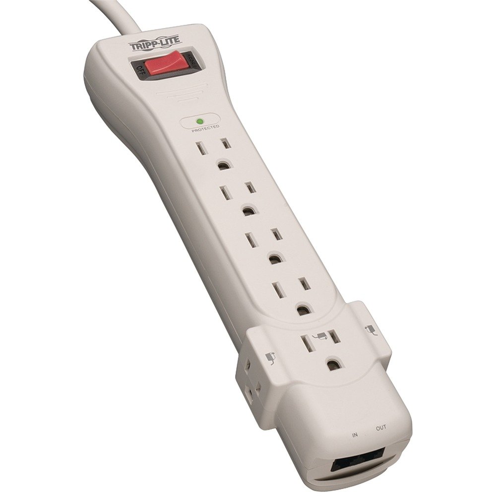 Tripp Lite SUPER6TEL - Protect It! Surge Suppressor, 7 Outlets, w/ Tel/DSL Protection, 1270 Joules