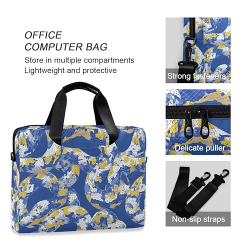 Maletín para Laptop 15.6" Azul con Estampado y Asa miniatura 6