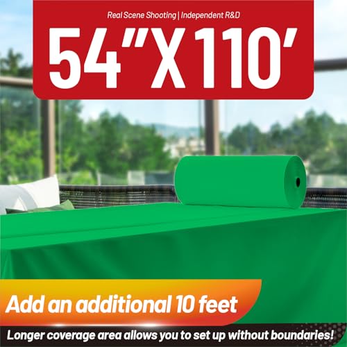 Image of Plastic Table Cloth, 110 Ft X 54 in Plastic Table Cloth Disposable Green Tablecloth Premium PEVA with Any Cut Sliding Cutters Disposable Tablecloth for Picnics, Parties, Birthdays, Festivals