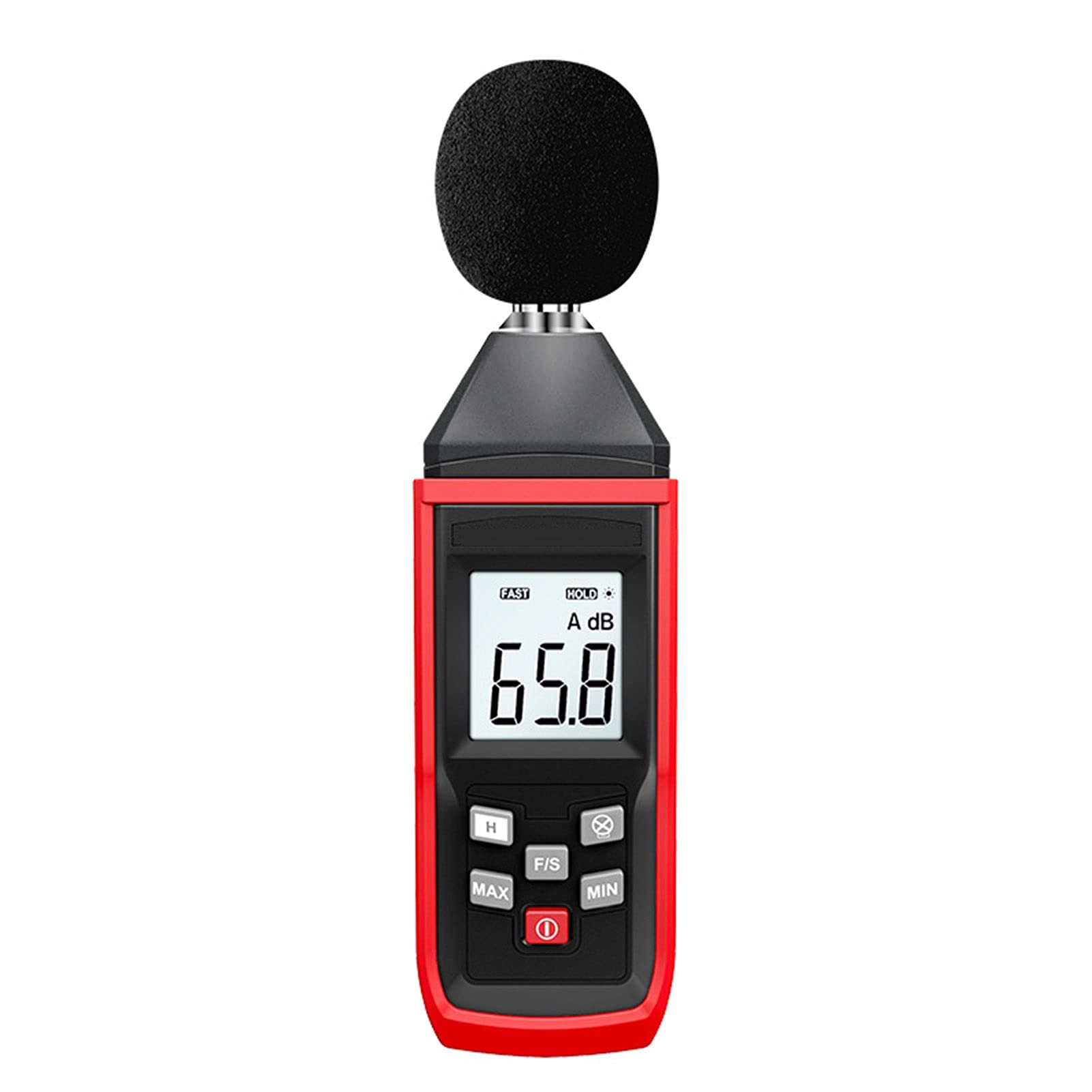 Mini medidor de nivel de sonido digital, comprobador de ruido digital con lector de ruido, rango de 30 a 130 dB, for control de calidad del sonido.,Decibelímetro