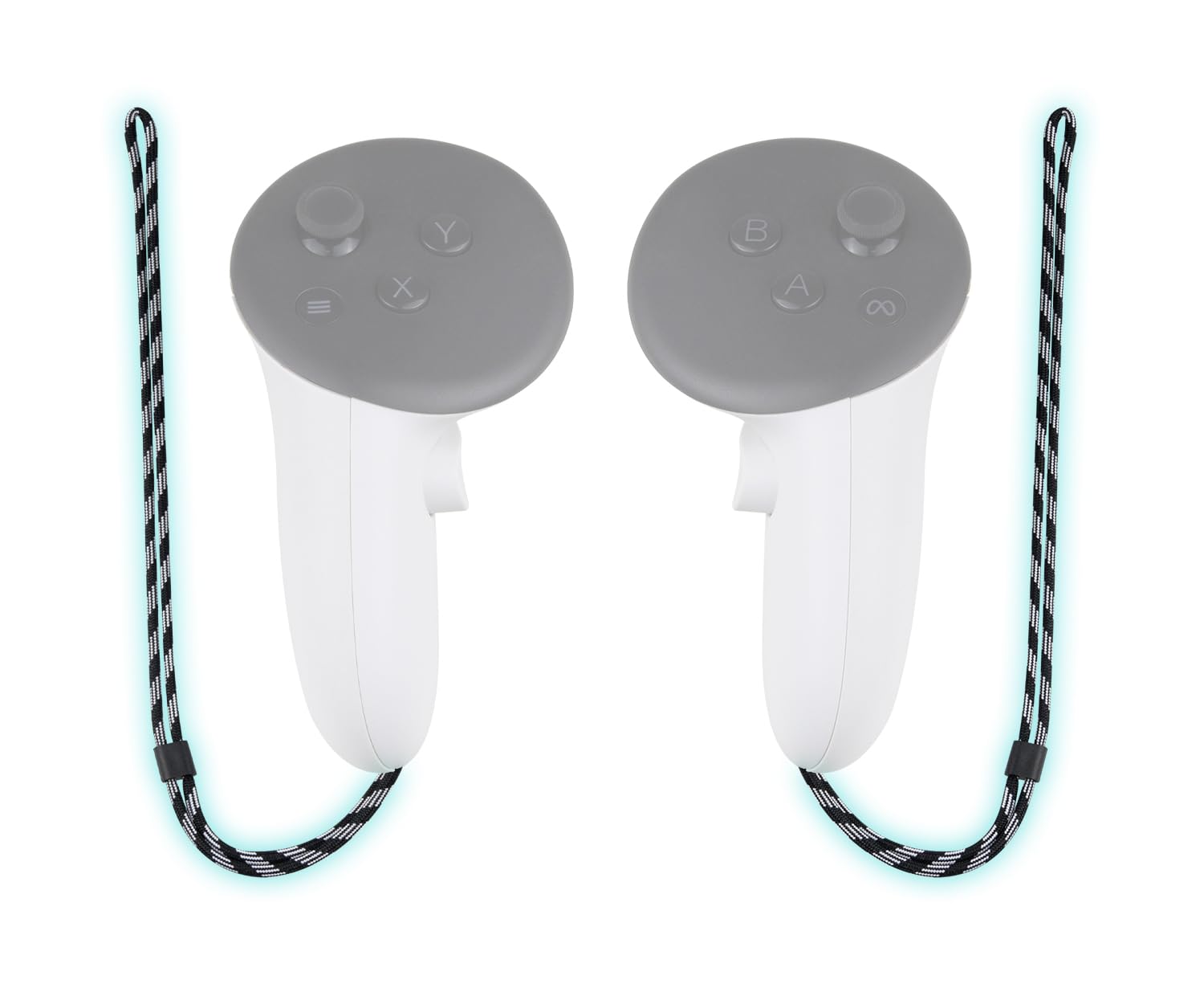 SOULWIT Professional Replacement Wrist Straps (1 pair) for Oculus Quest3/Quest 3, Durable & Adjustable Controller Hand Straps for Meta Quest3S/Quest 3S, Easy DIY Installation - Black&White-image-23