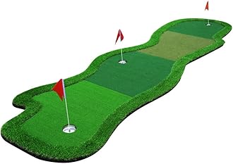 Golf Training Aid -Golf Game, Golf Putting Indoor Set Golf Training Aid Equipment, Golf Training Mat, Golf Putting Green, Golf Hitting Mats, Mini Golf Course Casual Golf Game Set for Adults