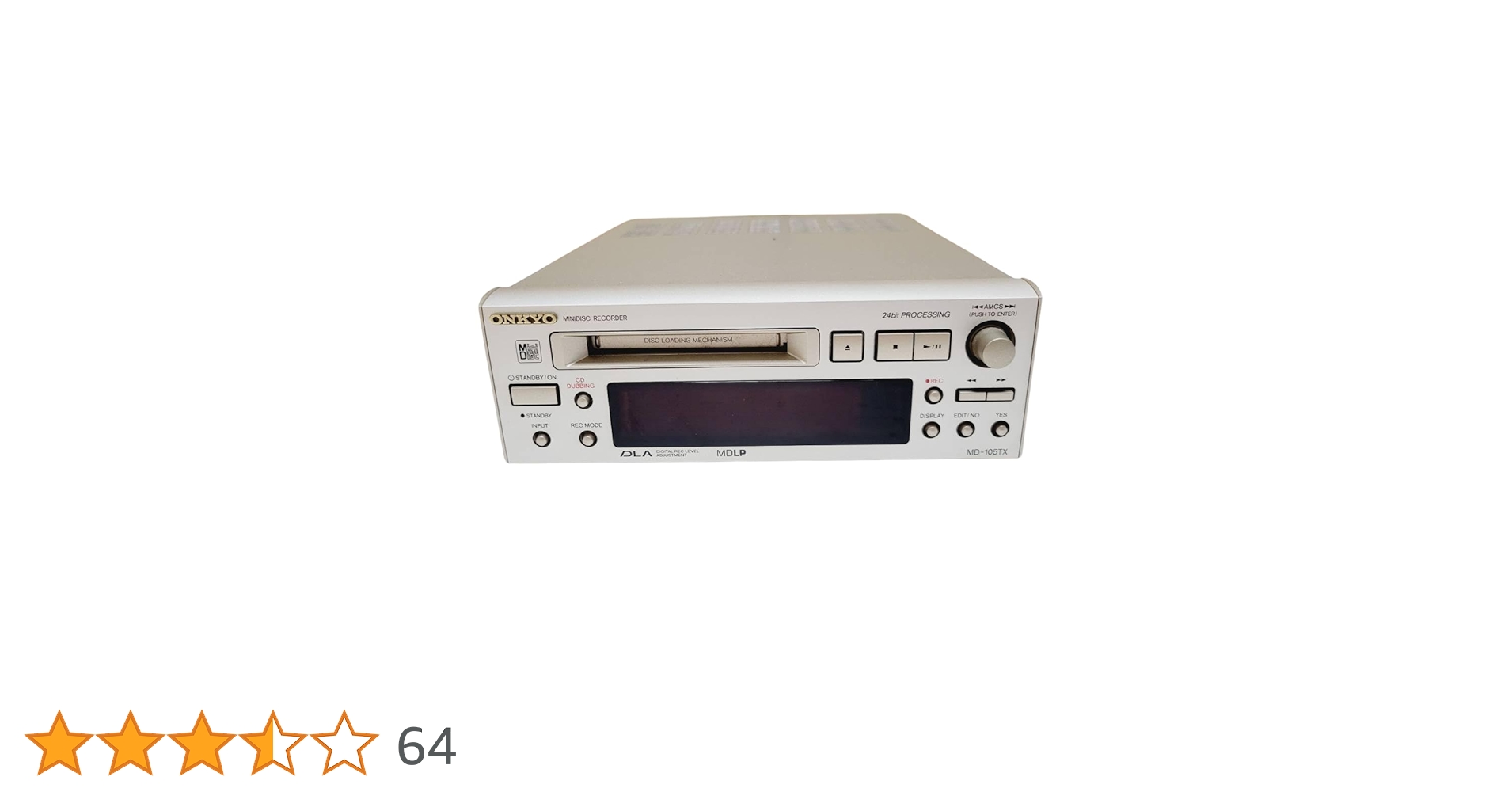 Amazon.co.jp: ONKYO INTEC205 MDLP対応MDデッキ MD-105TX(S) : 家電