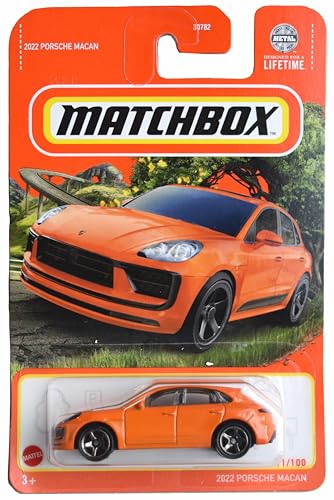 Matchbox 2022 Porsche Macan naranja