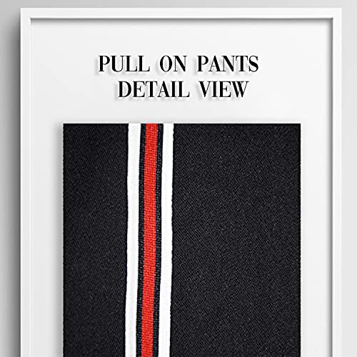 Hybrid & Company Women Cosy Trendy Side Dots Stripe Elastic Pants4