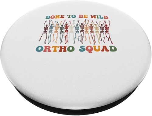 Miniatura 2 de Ortho Squad Orthopedic Nurse Ortho Doctor PopSockets de esqueleto bailarín estándar PopGrip