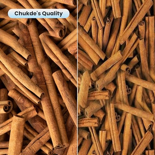 Image of Chukde Dalchini Shrilankan, Cinnamon Ciggarate Sticks Quills Whole Spices, 50g (Pack of 2)