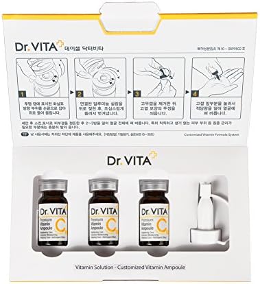 [DAYCELL] Dr.VITA Premium VITA C Ampoule 10ml x 3ea, Freckles, Blemish, Anti-Aging Effect