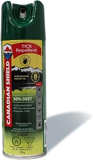 Canadian Shield Insect Repellent| Tick Repellent Aerosol Formulated With 30% Deet For 8 Hours of Outdoor Protection (170g)