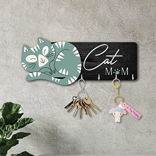 Image of kotart Unique Stylish Modern Wooden Key Holder for Home Decor Living Room Office with Stylish Key Organizer | Designer Wall Decor | Wall Art Decorative Items | Wall Decoration (Hanging 2)