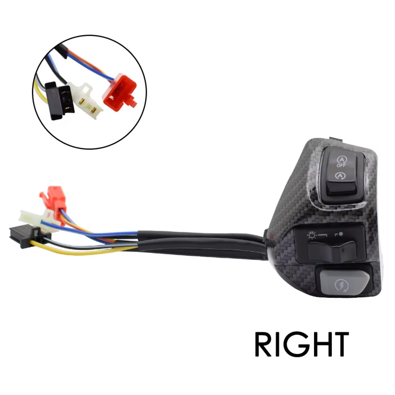 Interruttore Manubrio Da Moto Compatibile Con Yamaha Per Nmax Per NVX155 125 Per AEROX155 Pulsante Del Clacson Indicatore Di Direzione Inizio Manubrio Kill Interruttore