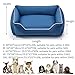 RUYICZB Dog Beds for Small Dogs, Cat Beds for Indoor Cats, Soft Calming Sleeping Orthopedic Dog Bed, Puppy Sofa Bed Pet Couch Bed with Removable Washable Cover Slip-Resistant Bottom,Beige,XL