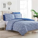 Mellanni Duvet Cover King Size Set - 5pcs King Bedding Set - Comforter Cover Set - with 2 Shams and...