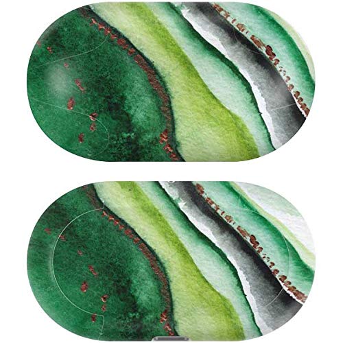 Skinit Decal Audio Skin Compatible with Samsung Galaxy Buds+ - Officially Licensed Skinit Originally Designed Kiwi Watercolor Geode Design