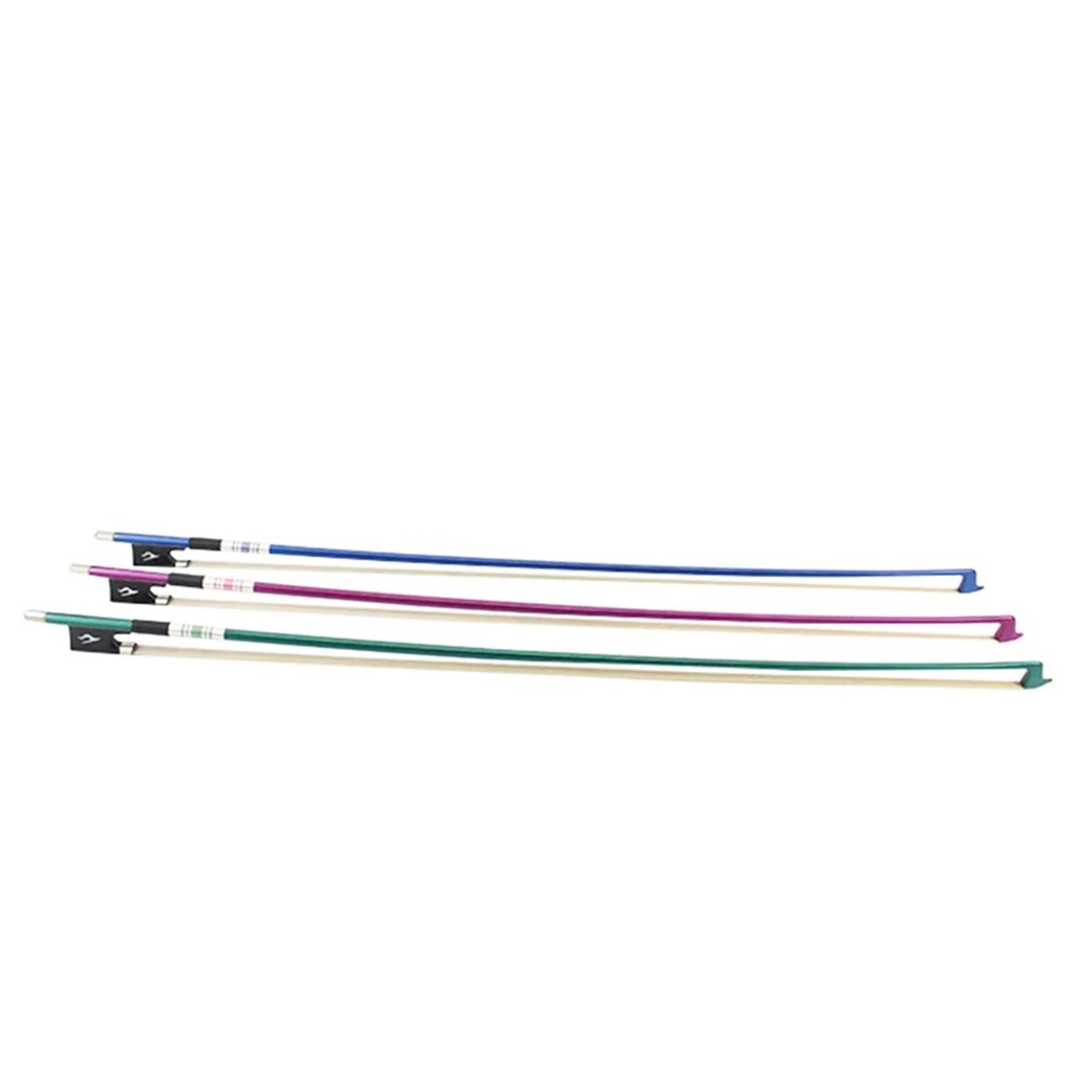 Archet De Violon Pour Pratique Archet Professionnel Pour Violon 4/4 Incrustations En Fibre De Carbone Et Ébène Coloré