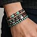 Long tiantian Boho Bracelets for Women Stackable Wooden Bracelet Western Beaded Bracelet Stack Boho Fashion Trendy Jewelry Gifts