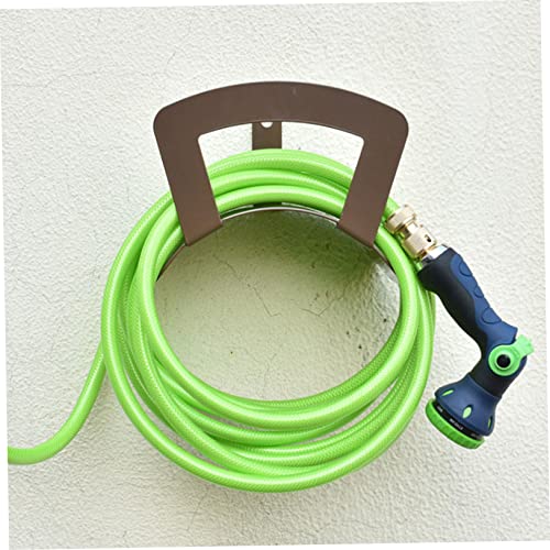 Support de tuyau de fer marron Abaodam pour rangement extérieur
