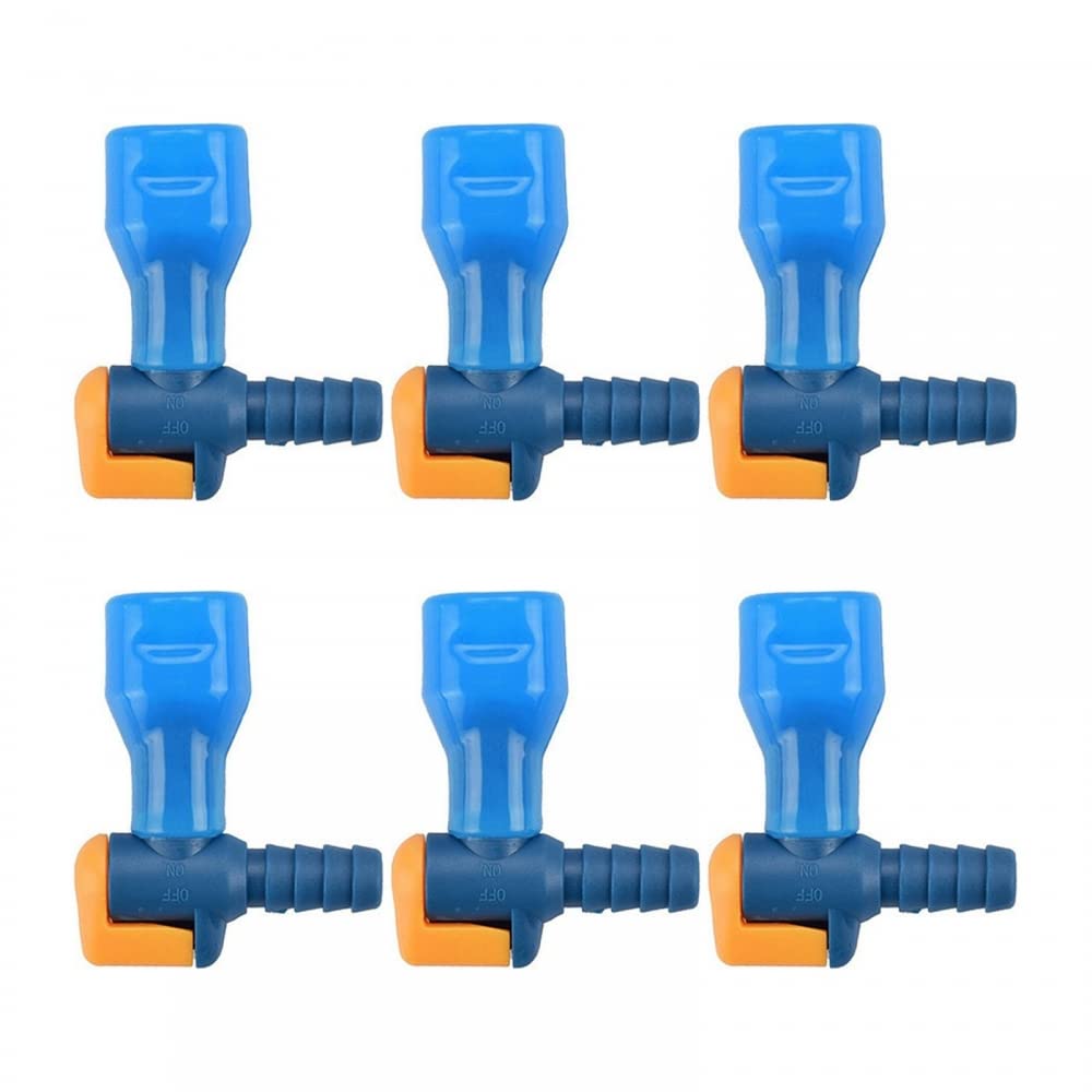 DONGKER Valve De Morsure 2 Pièces – Silicone, Auto-obturante, Compatible Sacs D’Hydratation – Droite Ou Coude 90° (Noir, Bleu, Beige)