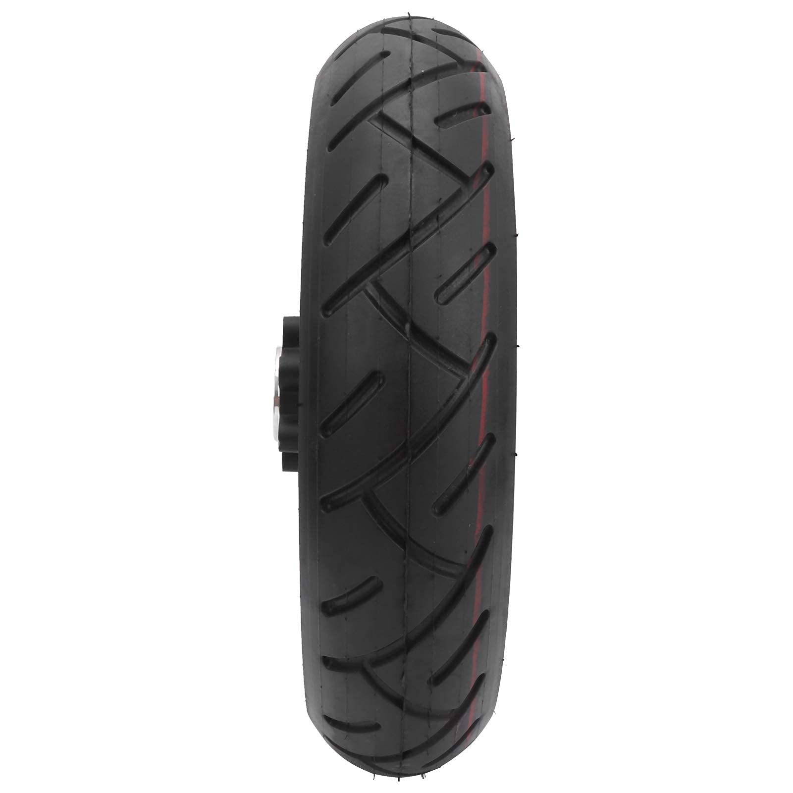 Pneu de scooter ¨¦lectrique 10x2.5 pouces pneu de roue Ebike avec roues de remplacement de moyeu de roue pour Ebike