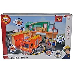 Maletin Bombero Juguete Simba Sam El Bombero - Estación con Figura del Oficial Steele 9258282