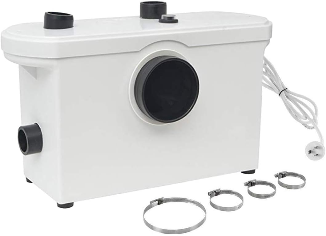 Sanimove Macerating Pump,600W Toilet Macerator Pump, Kitchen Waste Water Disposal Pump