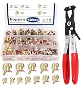 AKIHISA 75Pcs 19-38mm Spring Band Hose Clamp Assortment Kit With Hose - View #2