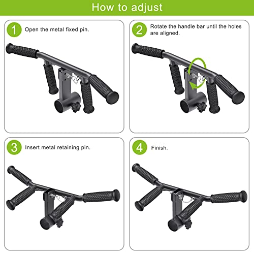 SELEWARE T Bar Row Attachment for 2" Bars, Multi Grip Landmine Handle by SELEWARE - Used condition - Image 5