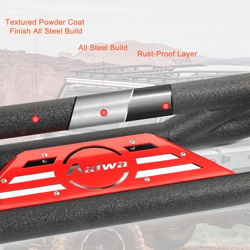 Running Boards para Wrangler JK 4 puertas 2007-2018 miniatura 4